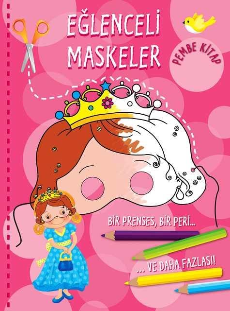 Eğlenceli Maskeler Pembe Kitap