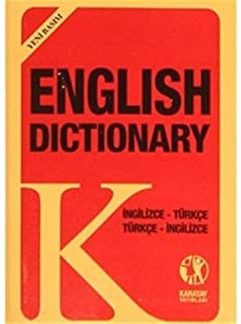 English Dictionary İngilizce - Türkçe Türkçe - İngilizce (Yeni Basım)