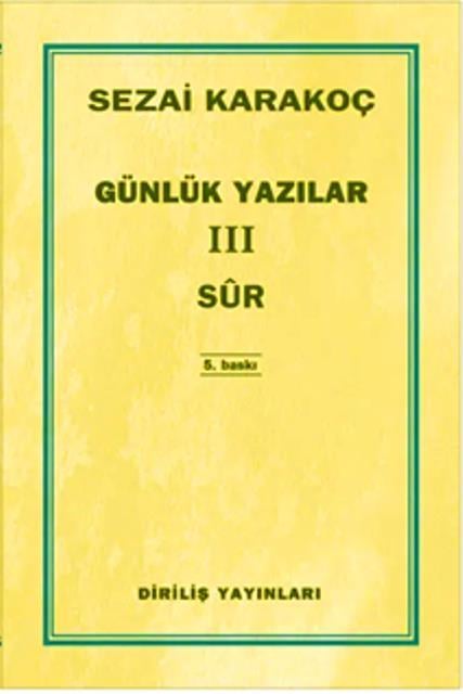 Günlük Yazılar 3 Sur