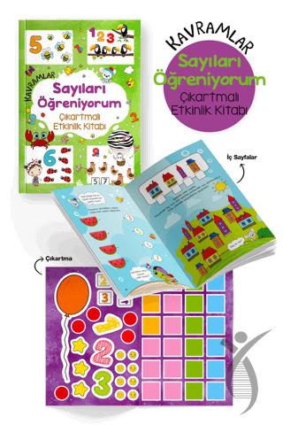 Kavramlar - Sayıları Öğreniyorum - Çıkartmalı Etkinlik Kitabı