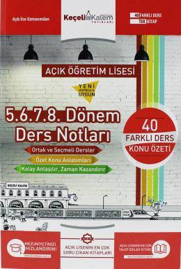 Keçeli Kalem Açık Öğretim Lisesi 5. 6. 7. 8. Dönem Ders Notları