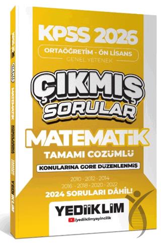 KPSS 2026 Ortaöğretim - Ön Lisans Matematik Konularına Göre Çıkmış Sorular (2024 Soruları Dahil)