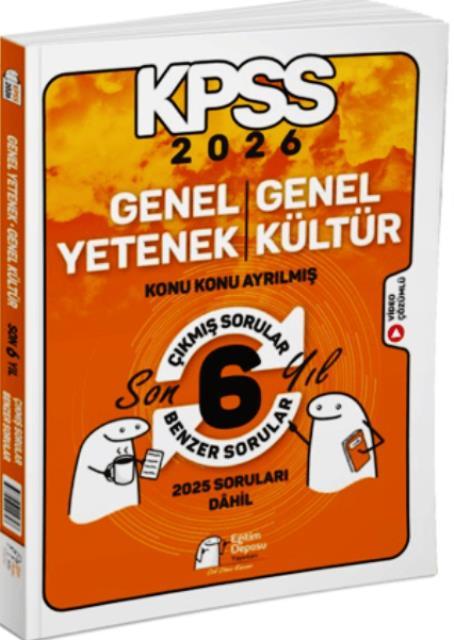 KPSS Genel Yetenek Genel Kültür Konu Konu Son 6 Yıl Çıkmış-Benzer Sorular 2026