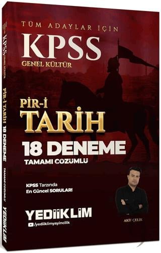 KPSS GK Tüm Adaylar İçin Tamamı Çözümlü Pir-i Tarih 18 Deneme