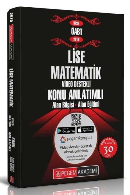KPSS ÖABT Lise Matematik Video Destekli Konu Anlatımlı Set (4 Kitap Takım)