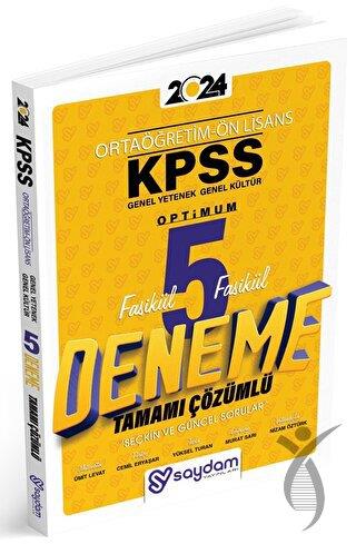KPSS Ortaöğretim Önlisans Genel Yetenek Genel Kültür 5li Çözümlü Deneme Seti (10 Fasikül)