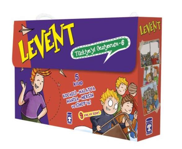 Levent Türkiye'yi Geziyorum 6 Set (5 Kitap)