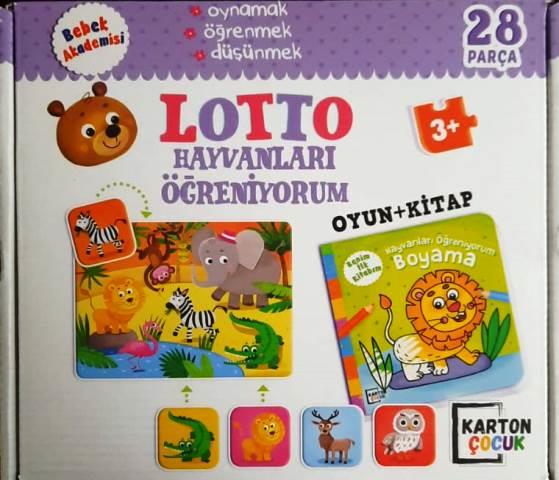 Lotto Hayvanları Öğreniyorum Bebek Akademisi Serisi