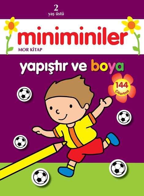 Miniminiler : Mor Kitap Yapıştır ve Boya