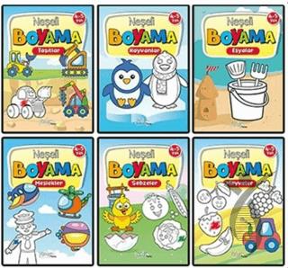 Neşeli Boyama 6 Kitap Set 4-5 Yaş