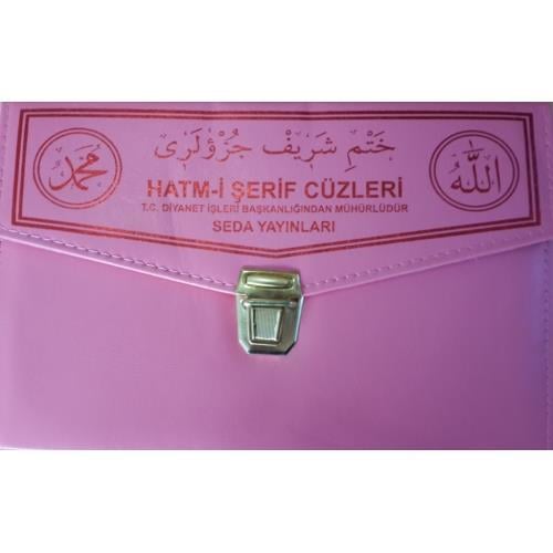 Rahle Boy 30 Cüz Kuran-ı Kerim Pembe Seda Yayınları
