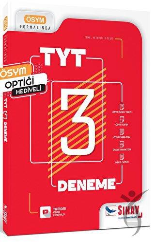 Sınav Yayınları TYT Tamamı Video Çözümlü 3 Deneme