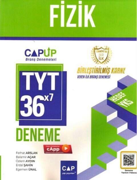 TYT Fizik 36X7 Up Deneme Çap Yayınları
