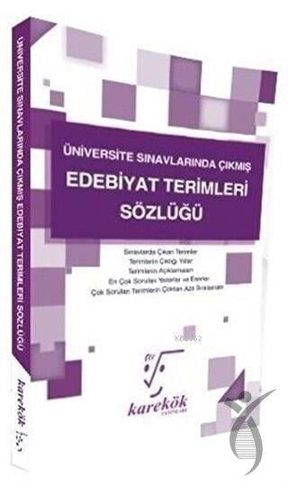 Üniversite Sınavlarında Çıkmış Edebiyat Terimleri Sözlüğü