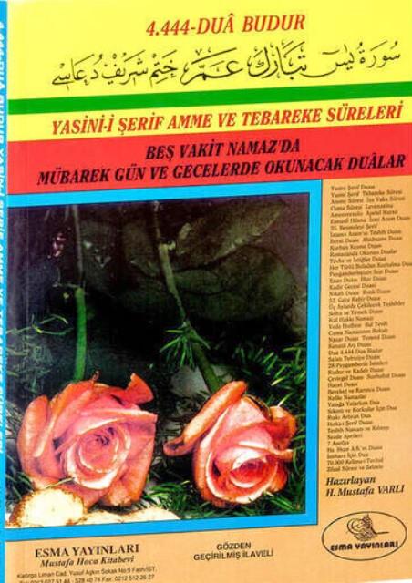 Yasin-i Şerif 4444 Dua Budur Orta Boy