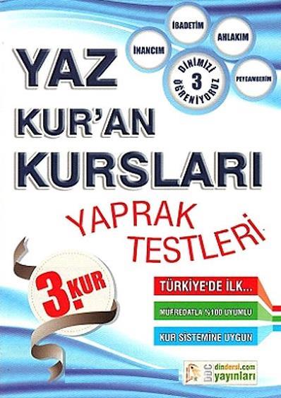 YAZ KURAN KURSLARI 3 YAPRAK TESTLERİ