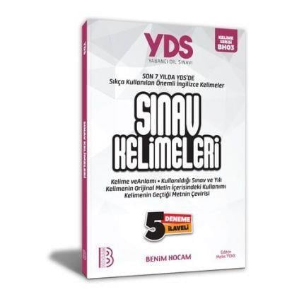YDS Sınav Kelimeleri 5 Deneme İlaveli