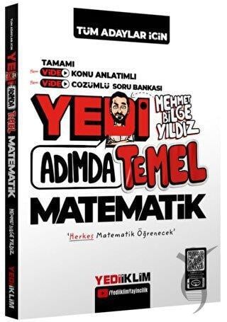 Yediiklim Yayınları Yedi Adımda Temel Matematik Video Konu Anlatımlı Video Çözümlü Soru Bankası