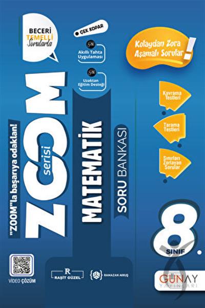 8. Sınıf LGS Matematik Zoom Soru Bankası 2023