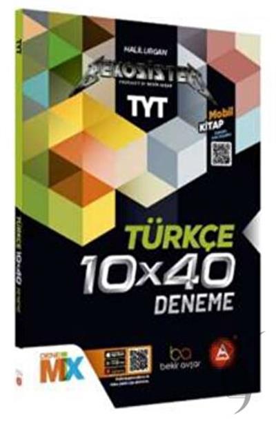 YKS TYT Türkçe Bekosistem 10x40 Deneme Video Çözümlü A Yayınları