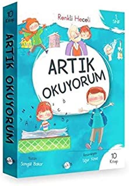1. Sınıf - Artık Okuyorum 10 Kitap (Renkli Heceli)