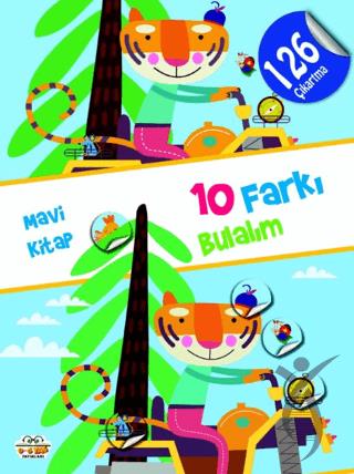 10 Farkı Bulalım - Mavi Kitap