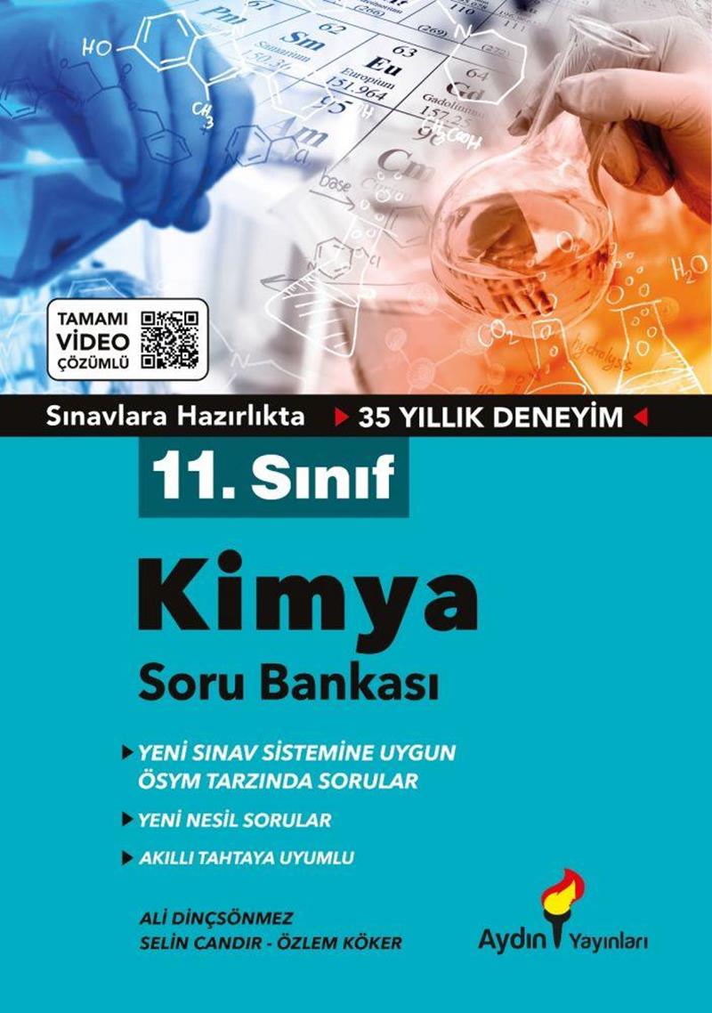 11. Sınıf Kimya Tamamı Video Çözümlü Soru Bankası