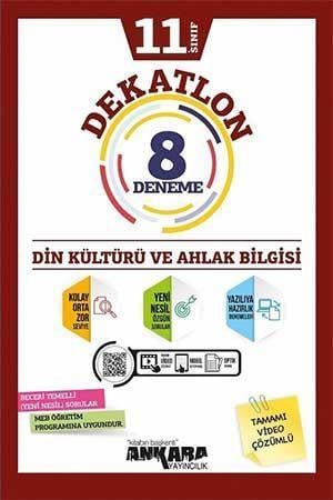 11. Sınıf Din Kültürü ve Ahlak Bilgisi Dekatlon 8 Deneme 
