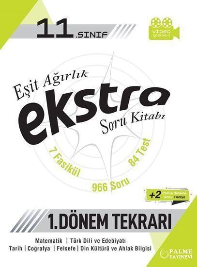 11. Sınıf Eşit Ağırlık 1. Dönem Tekrarı Ekstra Soru Bankası