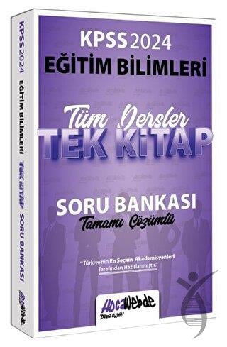 2024 KPSS Eğitim Bilimleri Tüm Dersler Tamamı Çözümlü Tek Kitap Soru Bankası