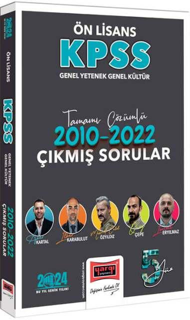 2024 KPSS GY-GK Ön Lisans Tamamı Çözümlü 2010-2022 Çıkmış Sorular