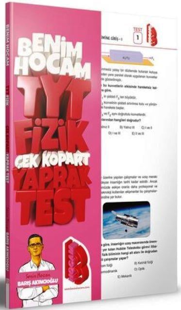 2024 TYT Fizik Çek Kopar Yaprak Test