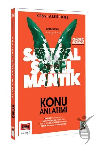 2025 KPSS ALES DGS Kelebek Serisi Sayısal Sözel Mantık Konu Anlatımı