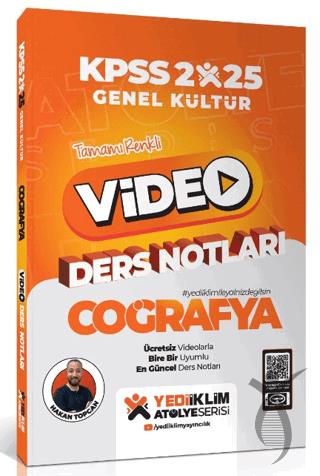 2025 KPSS Atölye Genel Kültür Coğrafya Video Ders Notları