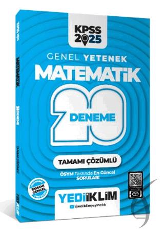 2025 KPSS Genel Yetenek Matematik Tamamı Çözümlü 20 Deneme