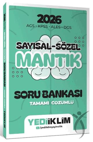 2026 AGS KPSS ALES DGS Sayısal Sözel Mantık Tamamı Çözümlü Soru Bankası