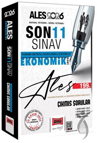 2026 ALES Sayısal-Sözel Yetenek Son 11 Sınav Çıkmış Sorular (Ekonomik Seri)