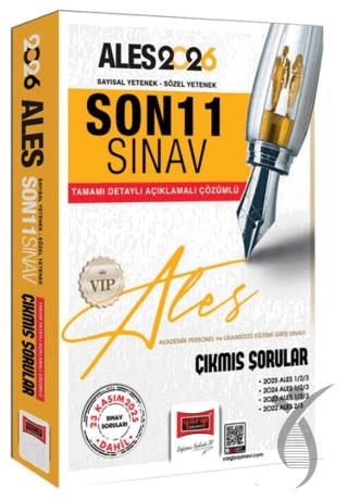 2026 ALES Sayısal-Sözel Yetenek Son 11 Sınav Çıkmış Sorular (23 Kasım 2025)