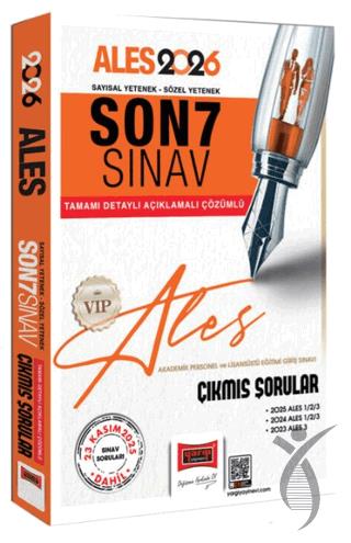 2026 ALES Sayısal-Sözel Yetenek Son 7 Sınav Çıkmış Sorular (23 Kasım 2025)