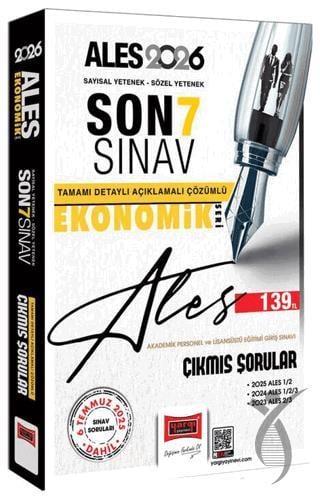 2026 ALES Sayısal-Sözel Yetenek Son 7 Sınav Çıkmış Sorular (Ekonomik Baskı)