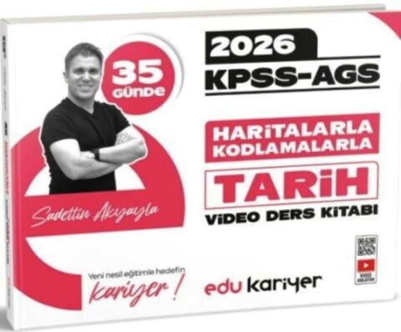 2026 KPSS AGS 35 Günde Haritalarla Kodlamalarla Tarih Video Ders Kitabı
