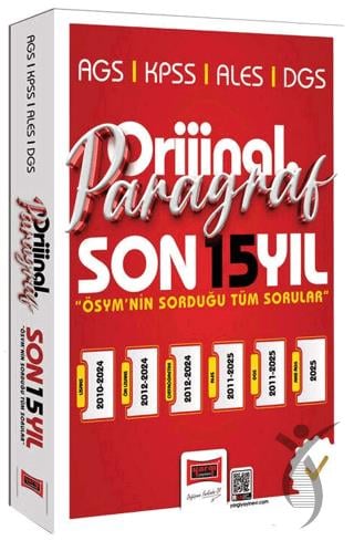 2026 KPSS AGS ALES DGS Orijinal Paragraf 15 Yıl Çıkmış Sorular
