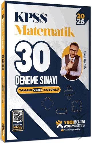 2026 KPSS Atölye Serisi Matematik 30 Deneme Sınavı Tamamı Video Çözümlü