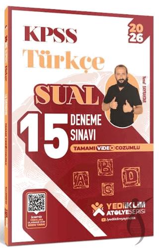 2026 KPSS Atölye Serisi Türkçe Sual Tamamı Video Çözümlü 15 Deneme Sınavı