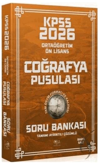 2026 KPSS Lise Ortaöğretim Ön Lisans Coğrafya Pusulası Soru Bankası Çözümlü