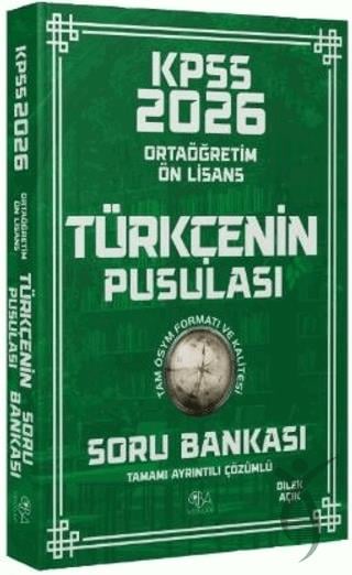 2026 KPSS Lise Ortaöğretim Ön Lisans Türkçenin Pusulası Soru Bankası Çözümlü