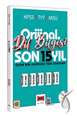 2026 KPSS TYT MSÜ Orijinal Dil Bilgisi Son 15 Yıl Çıkmış Sorular