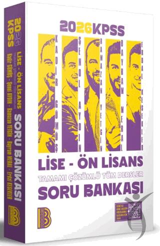 2026 Lise Ön Lisans Tamamı Çözümlü Tüm Dersler Soru Bankası