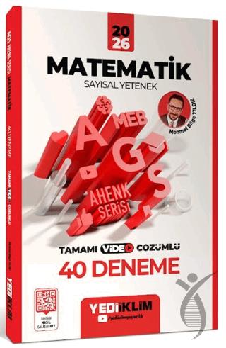 2026 MEB AGS Ahenk Serisi Matematik Sayısal Yetenek Tamamı Video Çözümlü 40 Deneme