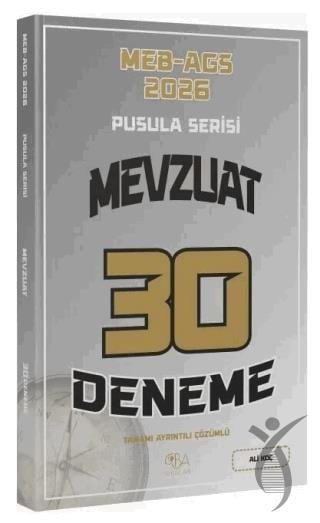 2026 MEB-AGS Mevzuat 30 Deneme Çözümlü Pusula Serisi